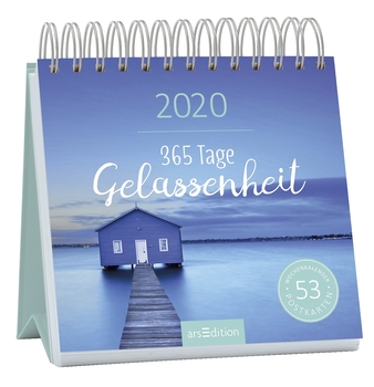 Arsedition Postkartenkalender 365 Tage Gelassenheit 17 X