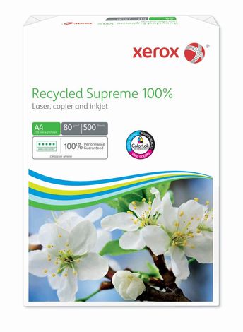 Xerox® Recycled Supreme 100% - 80 g/qm, A4, 500 Blatt, weiß  