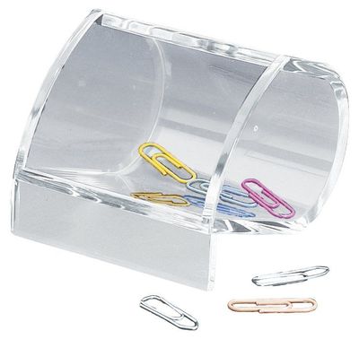MAUL Portapenne In Acrilico Trasparente, Spessore 4 Mm - Elegante E Resistente Per Scrivania