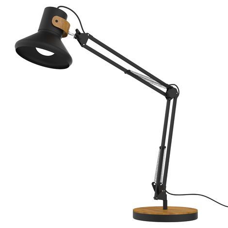 UNiLUX LED Tischleuchte Bamboo Baya - schwarz/bambus - CNS Paderborn GmbH